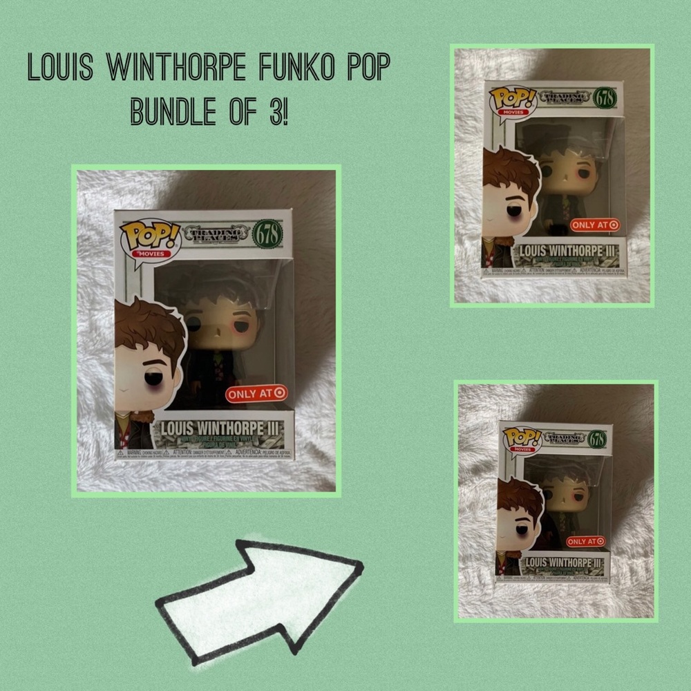 Louis Winthorpe Beat Up Funko Pop Bundle of 3!
